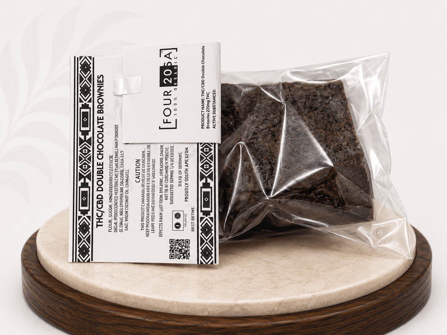 THC Double Chocolate Brownies — 2 Pack - Image 2
