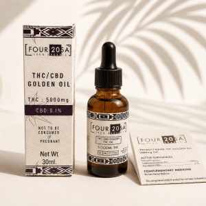 THC-CBD Golden Oil 5000mg THC 30ml